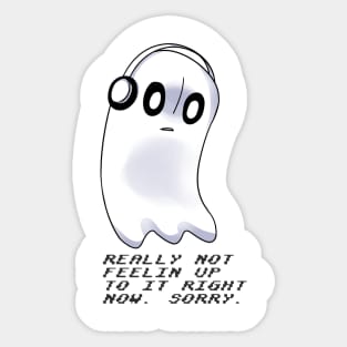 Napstablook Sticker